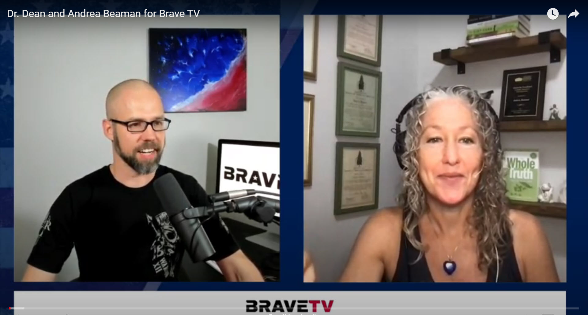 Dr. Dean and Andrea Beaman for Brave TV Andrea Beaman