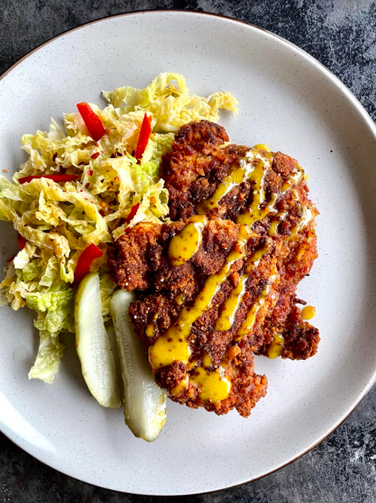 Pretzel and Asiago Crusted Chicken Andrea Buckett