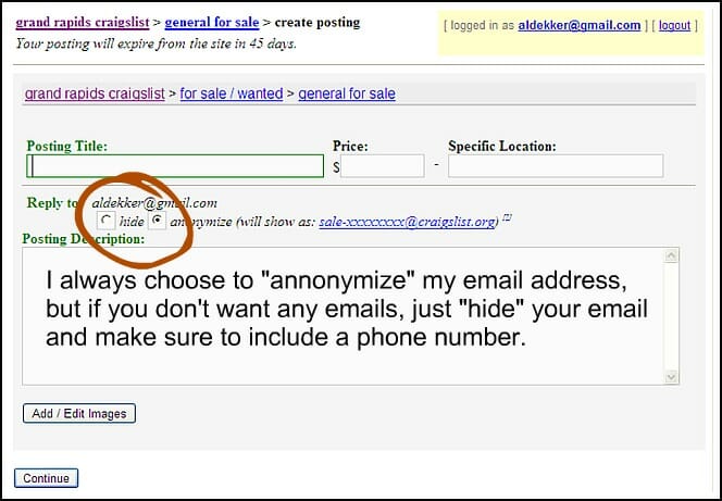 Craigslist 101 How to Sell Successfully Andrea Dekker