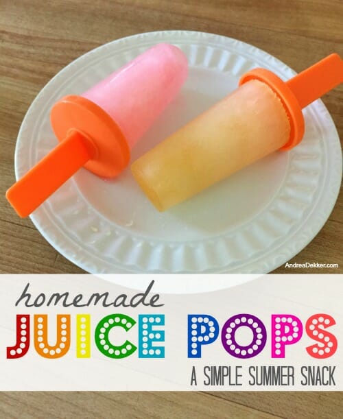 Homemade Juice Pops A Simple Summer Snack Andrea Dekker