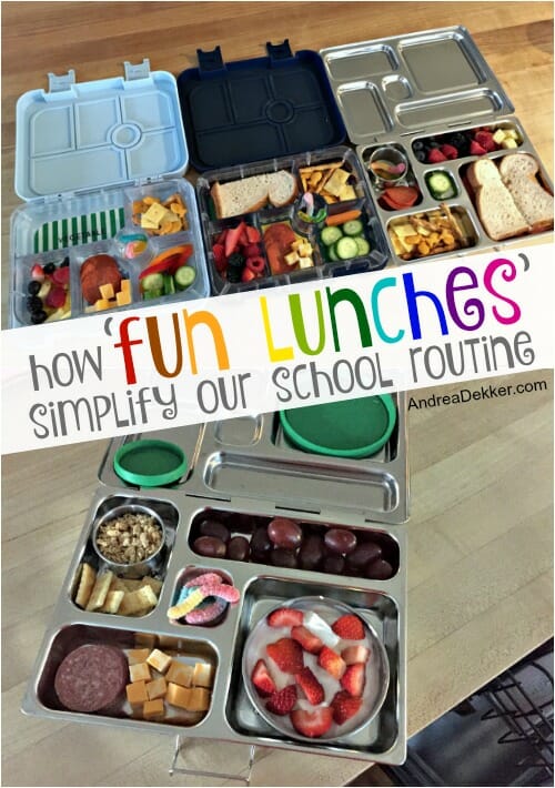 How “Fun Lunches” Simplify Our School Routine Perry L. Harrison