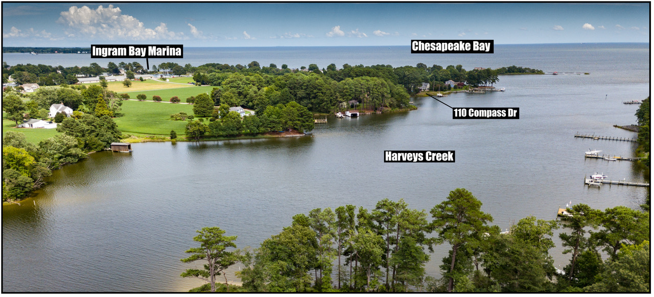 CUSTOM ARCHITECT DESIGNED WATERFRONT IN NORTHERN NECK 735,000 SOLD