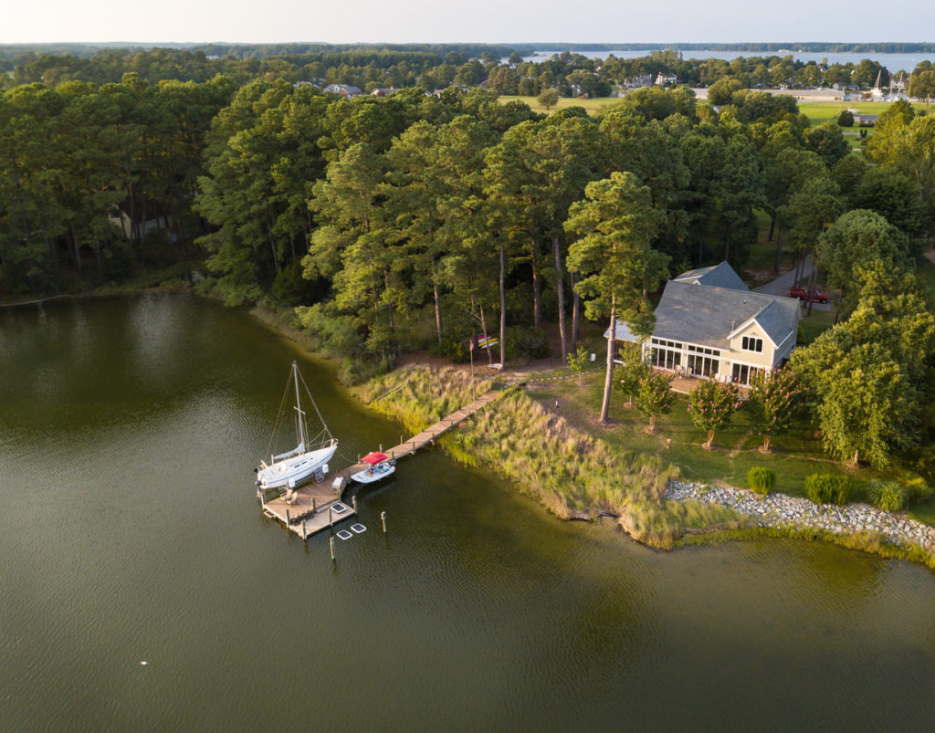 CUSTOM ARCHITECT DESIGNED WATERFRONT IN NORTHERN NECK 735,000 SOLD