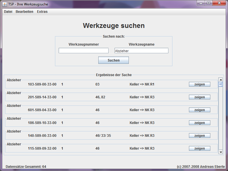 TSP tool warehousing software Andreas EberleAndreas Eberle