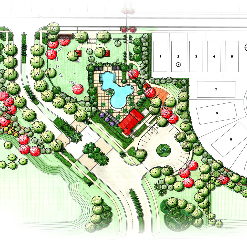 La Collina Brandon, Florida Neighborhood Site Plan