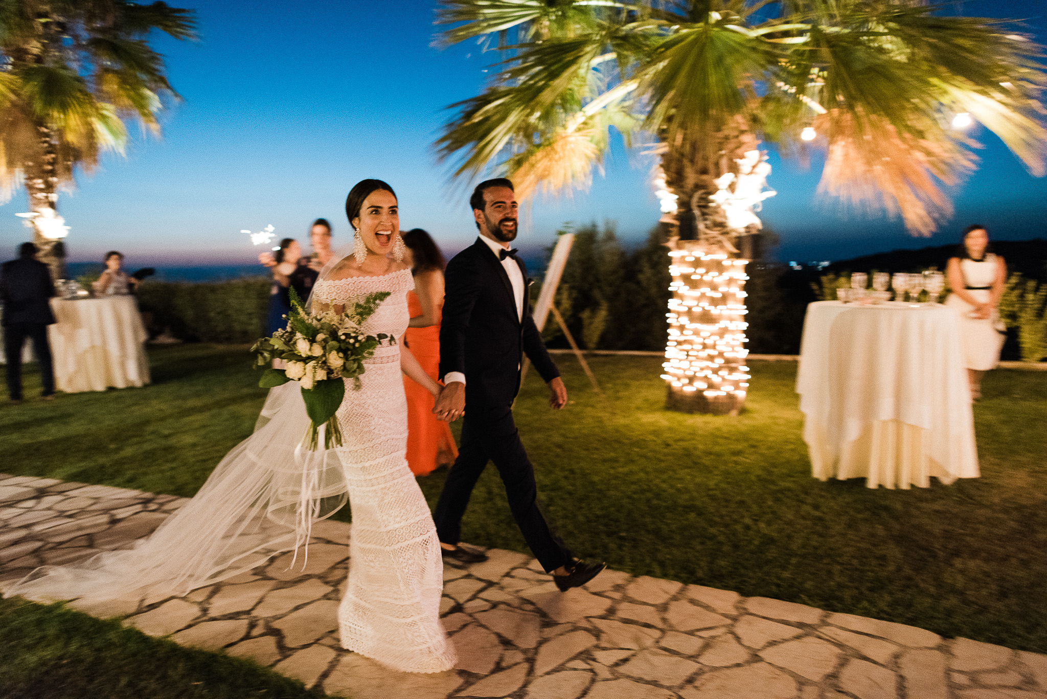 Elegant Summer wedding on the island of Crete in Greece Andreas