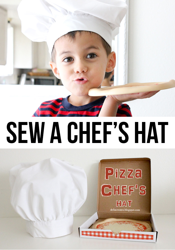 DIY Pizza Chef's Hat Tutorial Andrea's Notebook