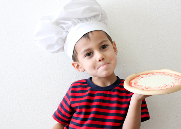 DIY Pizza Chef's Hat Tutorial Andrea's Notebook