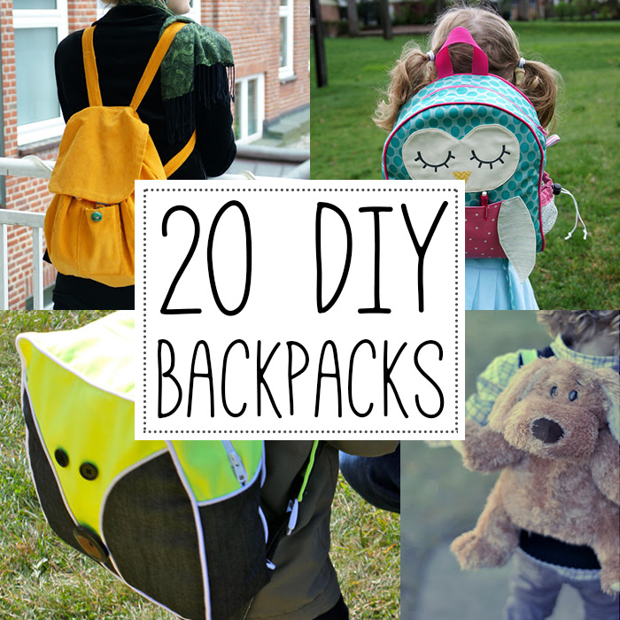20 DIY backpack tutorials Andrea's Notebook Bloglovin’