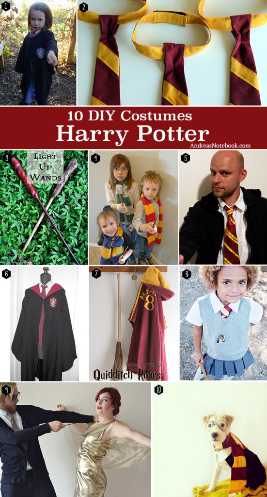 Harry Potter Costume Tutorials Andrea's Notebook