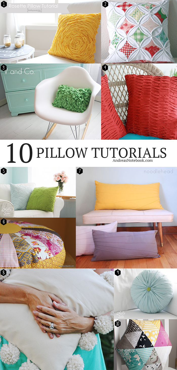 pillow tutorials Andrea's Notebook