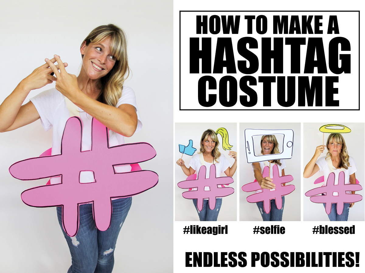 How to make a Hashtag Costume Andrea's Notebook