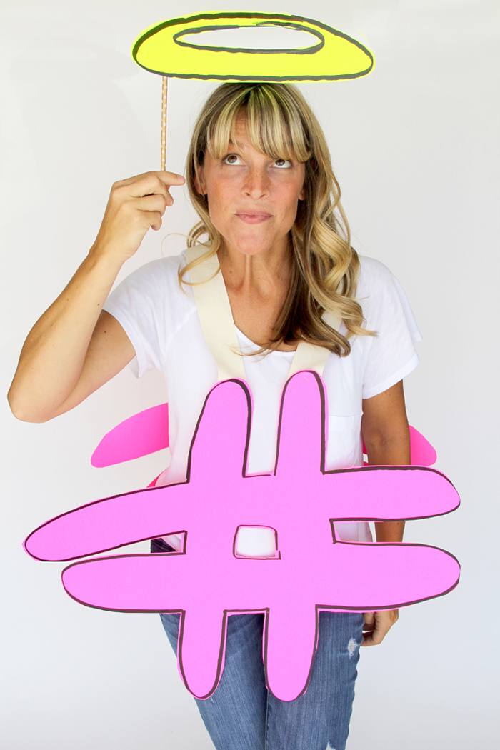 How to make a Hashtag Costume Andrea's Notebook