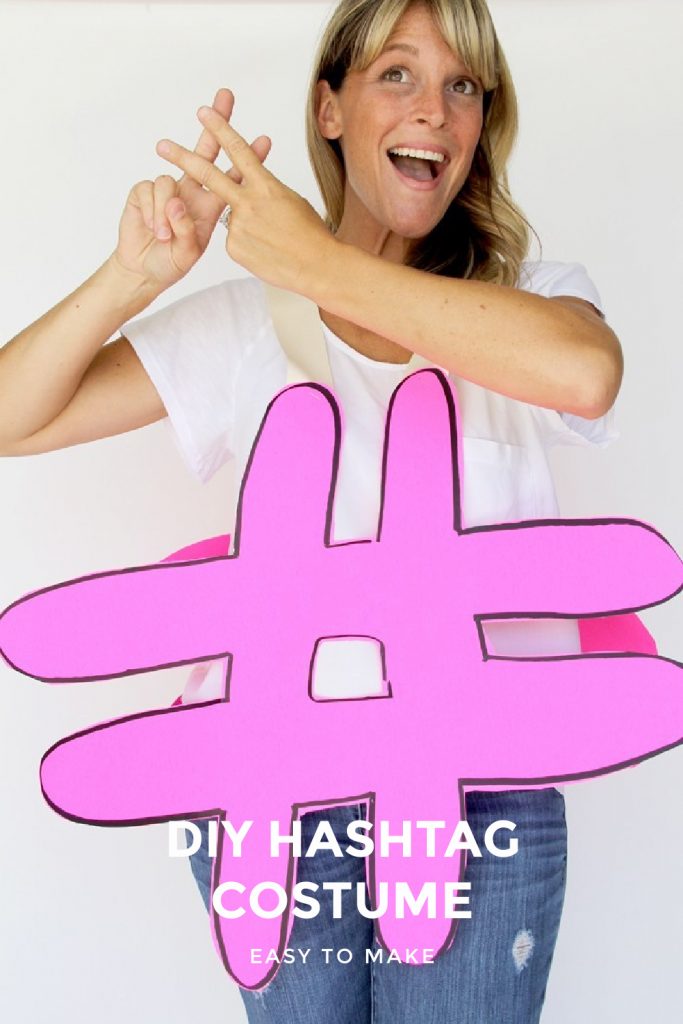 How to make a Hashtag Costume Andrea's Notebook
