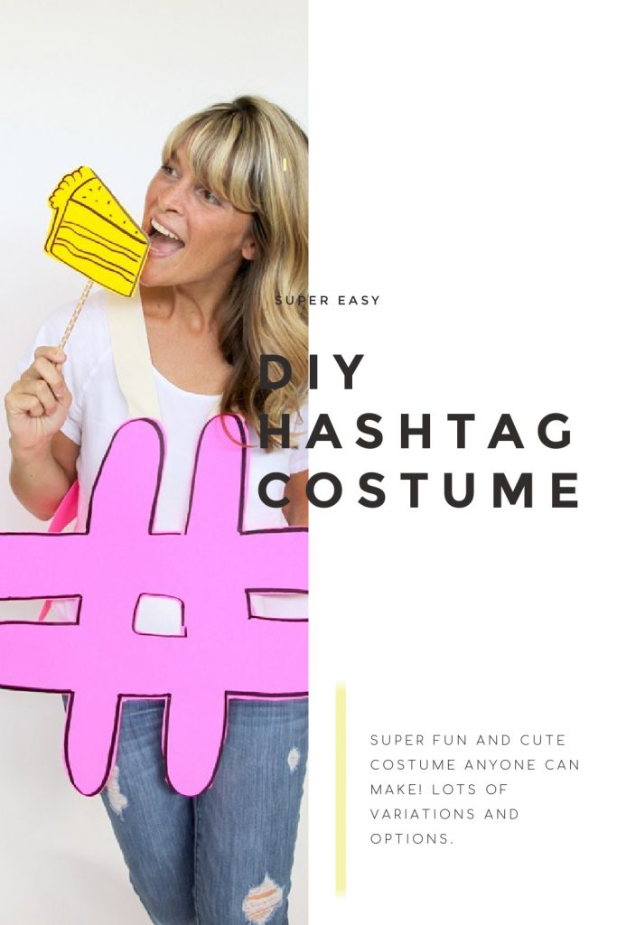 How to make a Hashtag Costume Andrea's Notebook