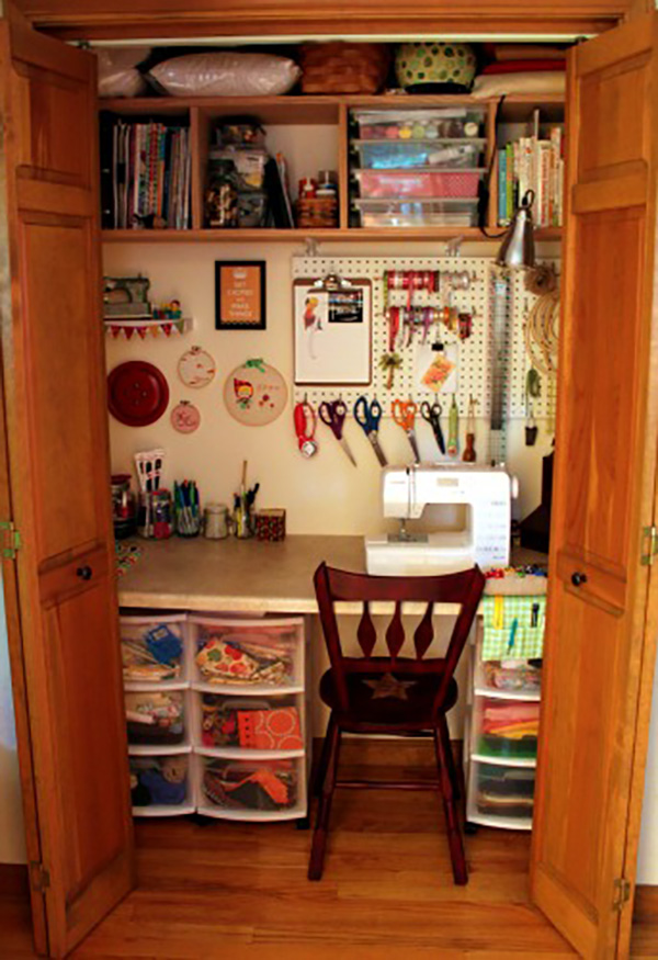 15 Small Sewing Spaces That Inspire