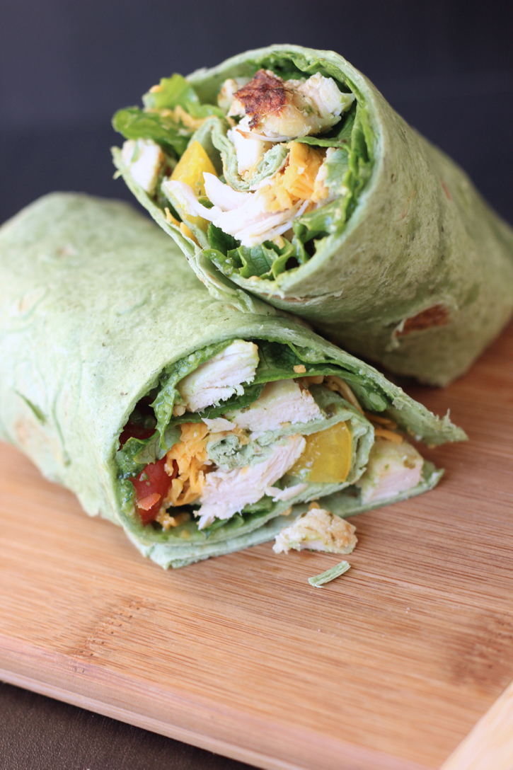 Pesto Chicken Wrap