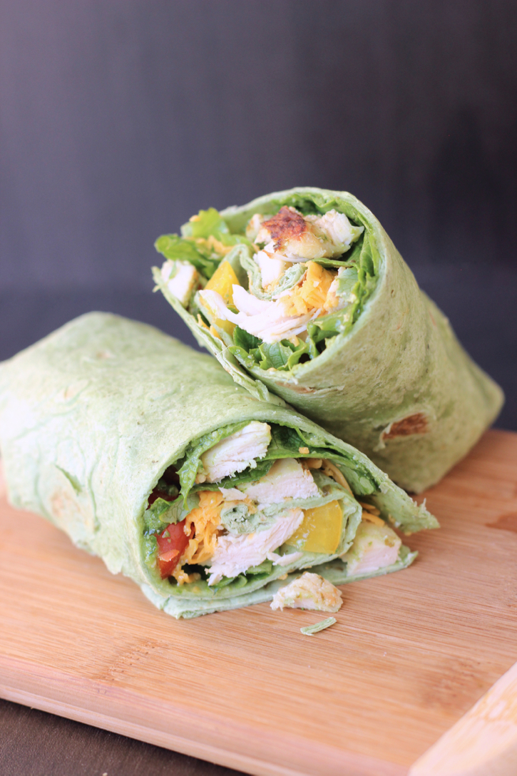 Pesto Chicken Wrap