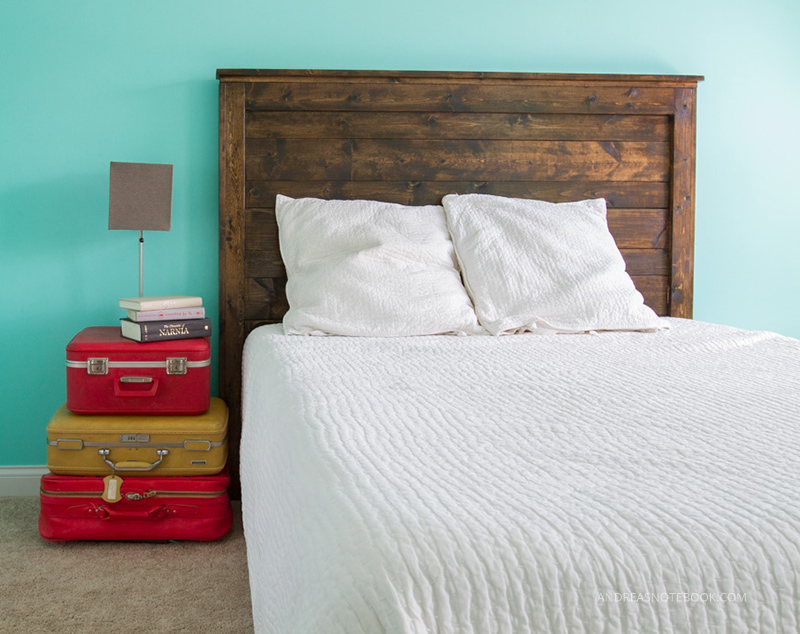 How To Make A DIY Rustic Headboard