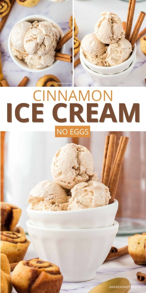 Creamy Cinnamon Ice Cream Recipe (No Eggs)