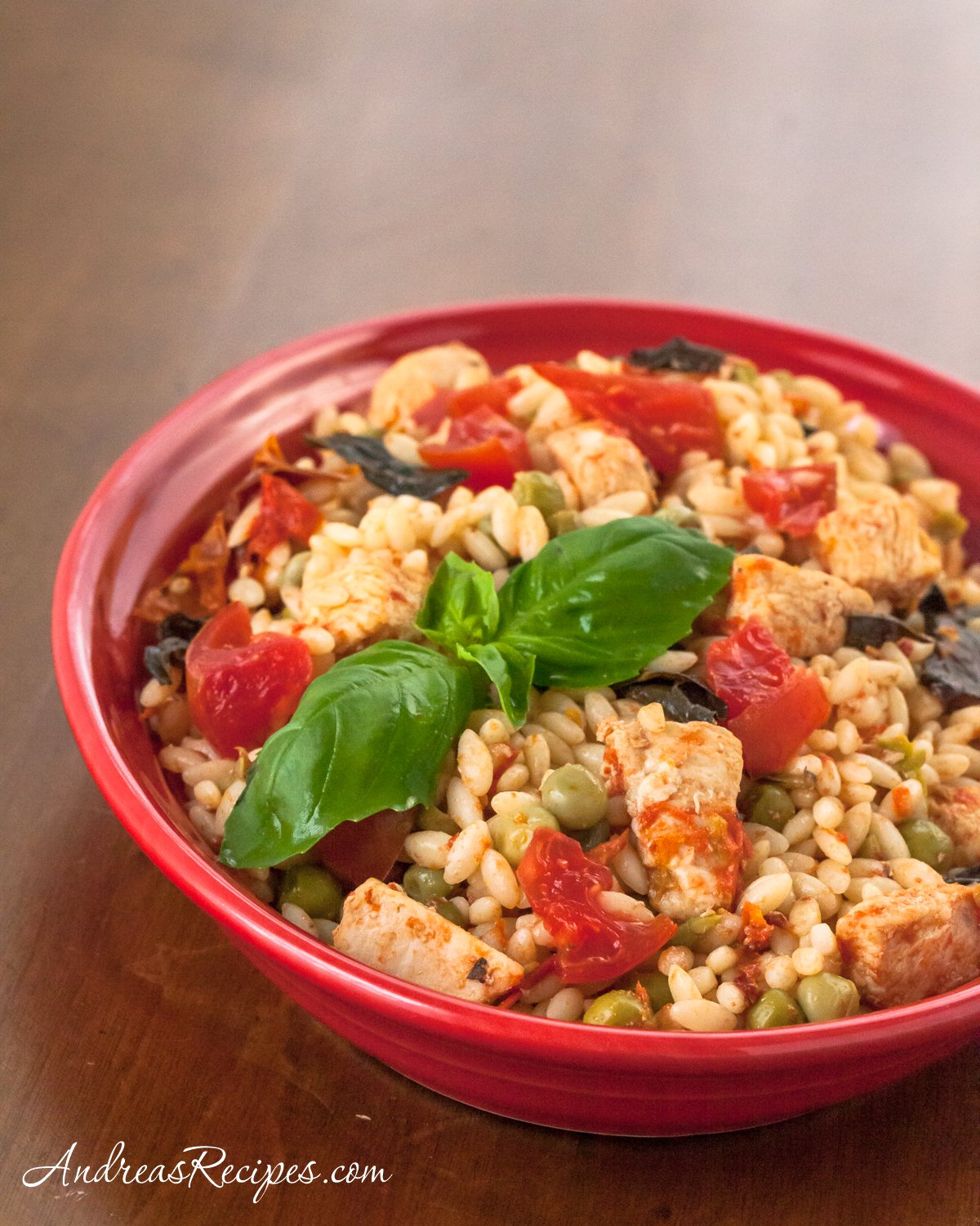 Skillet Chicken with Orzo and Tomatoes Recipe Andrea Meyers