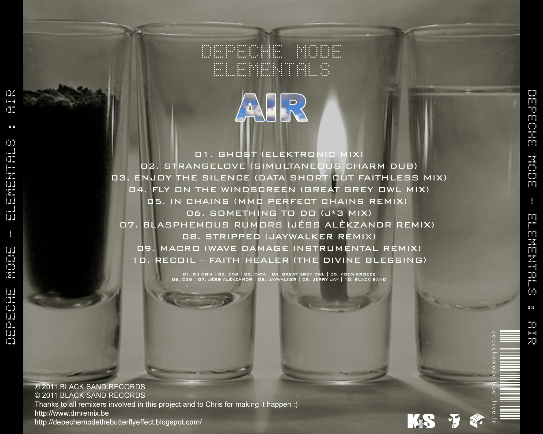 Depeche Mode Elementals released Andreaux — Music for the Masses