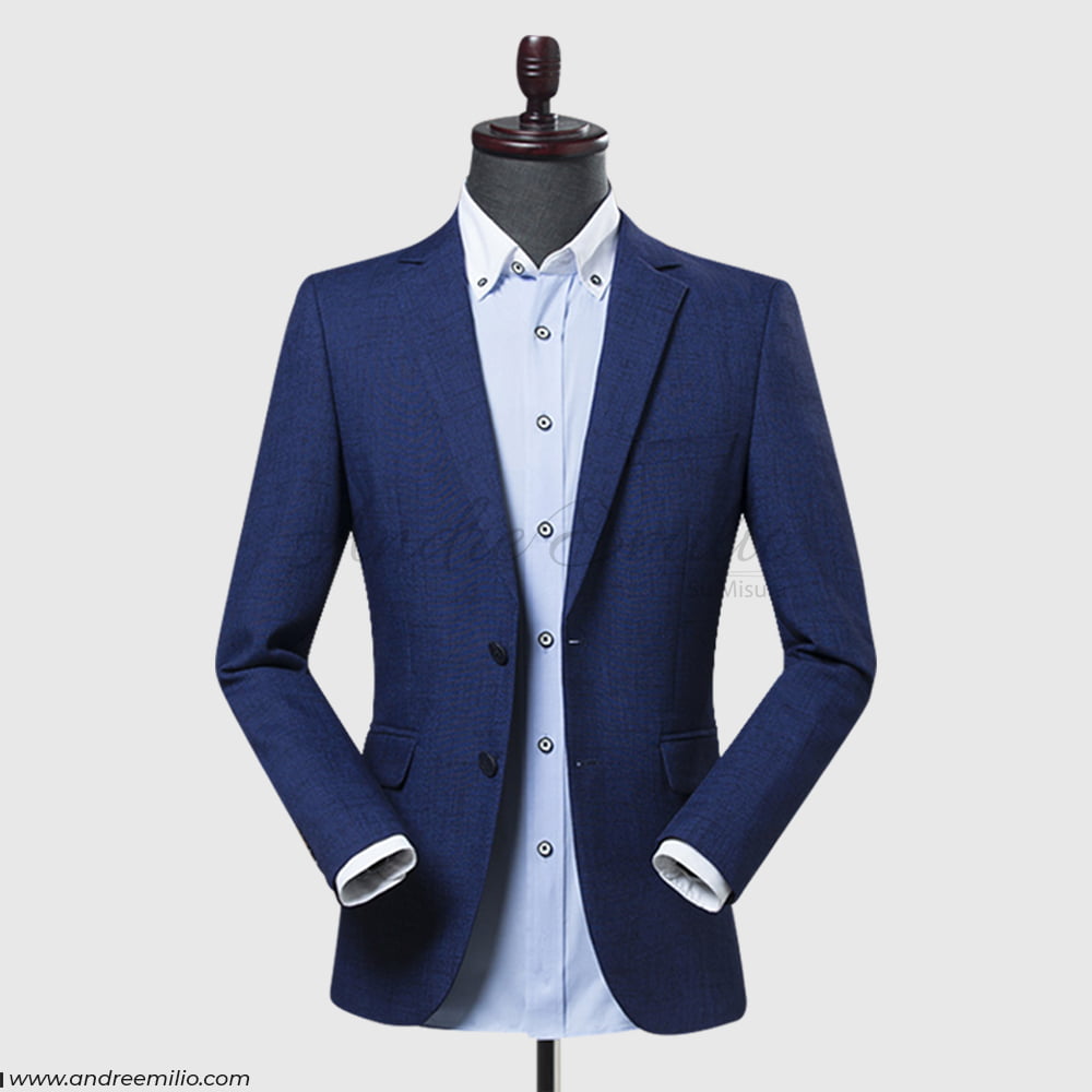 Navy Blue Mens Blazer for Summer Andre Emilio