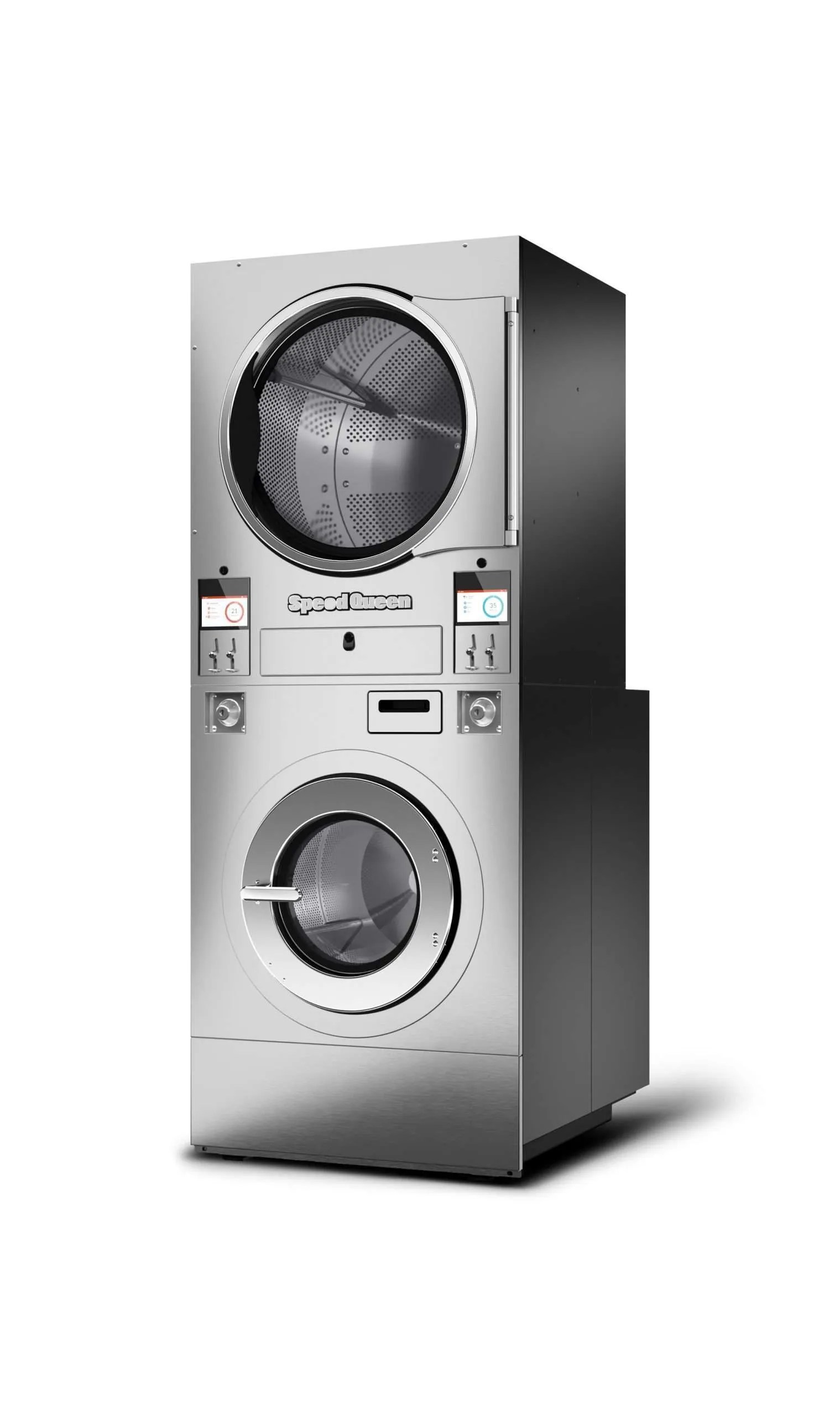 Quantum Touch Coin & Card Operated Stack Washer Dryer (SSA30VE/SSA50VE