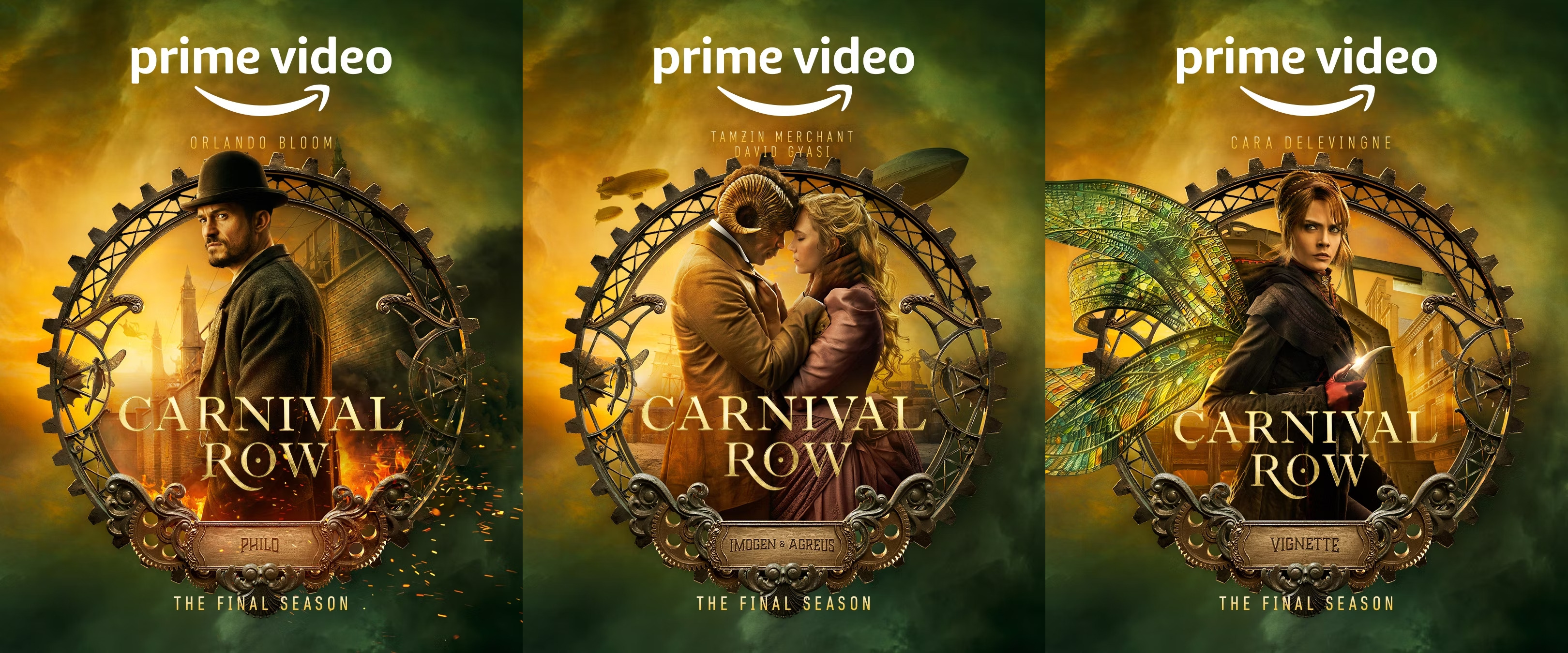 Carnival Row Season 2 Character Posters Andrew Gower Online