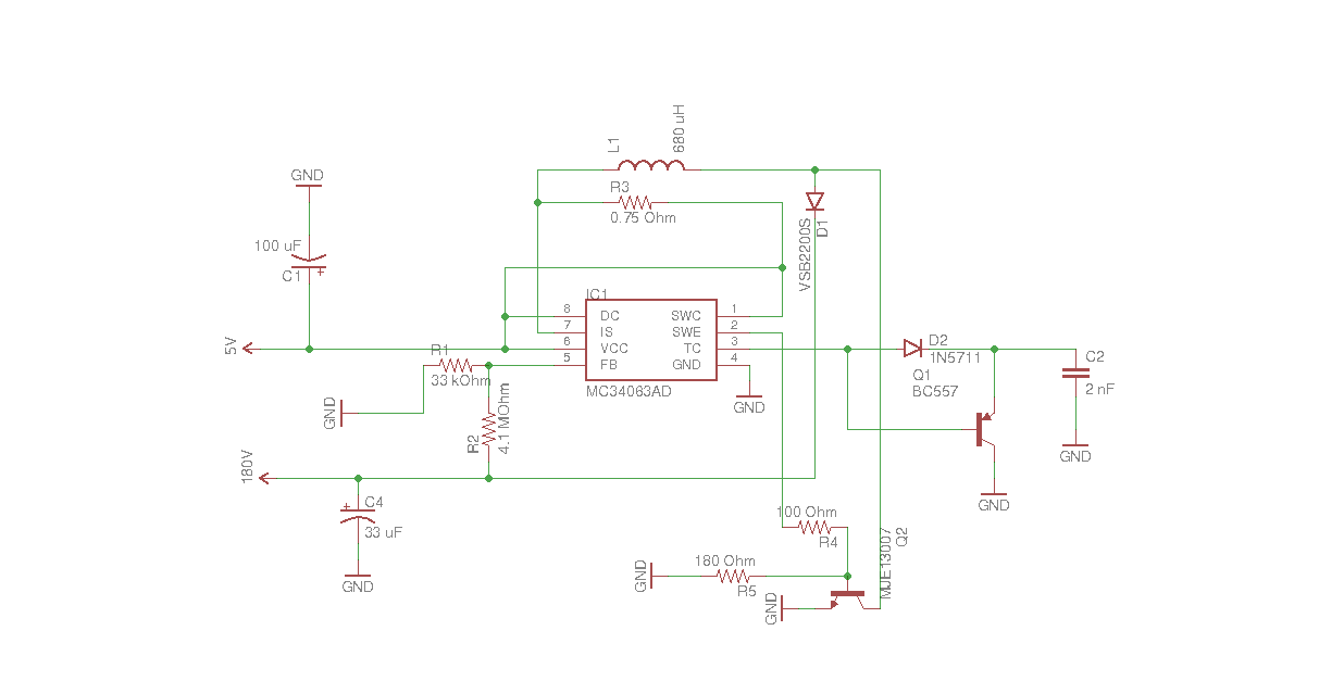 Nixie Power Supply with 5V USB inputBot Blog