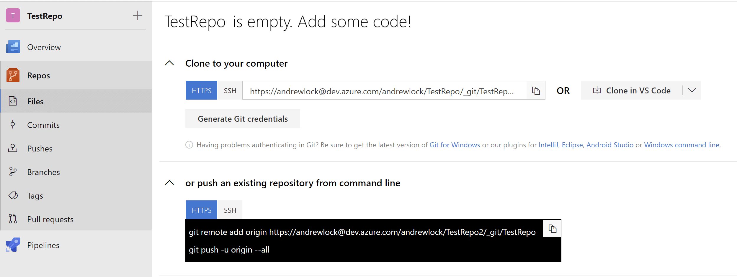 Creating a git repo with Azure Repos and trying out Git LFS LaptrinhX