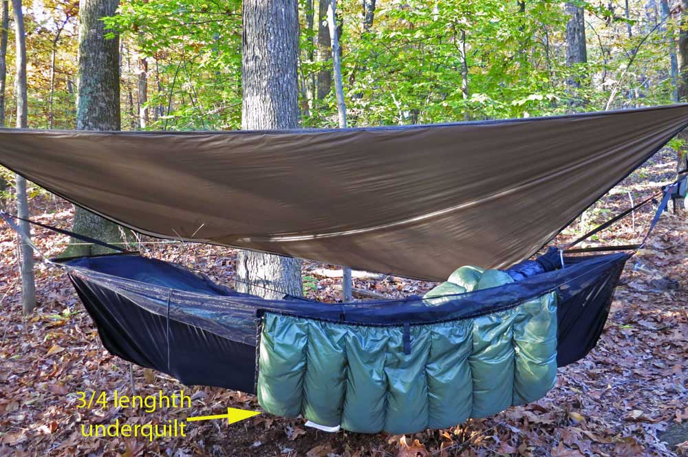 Hennessy Hammock Underquilt Detail / Cumulus Underquilts With Hennessy