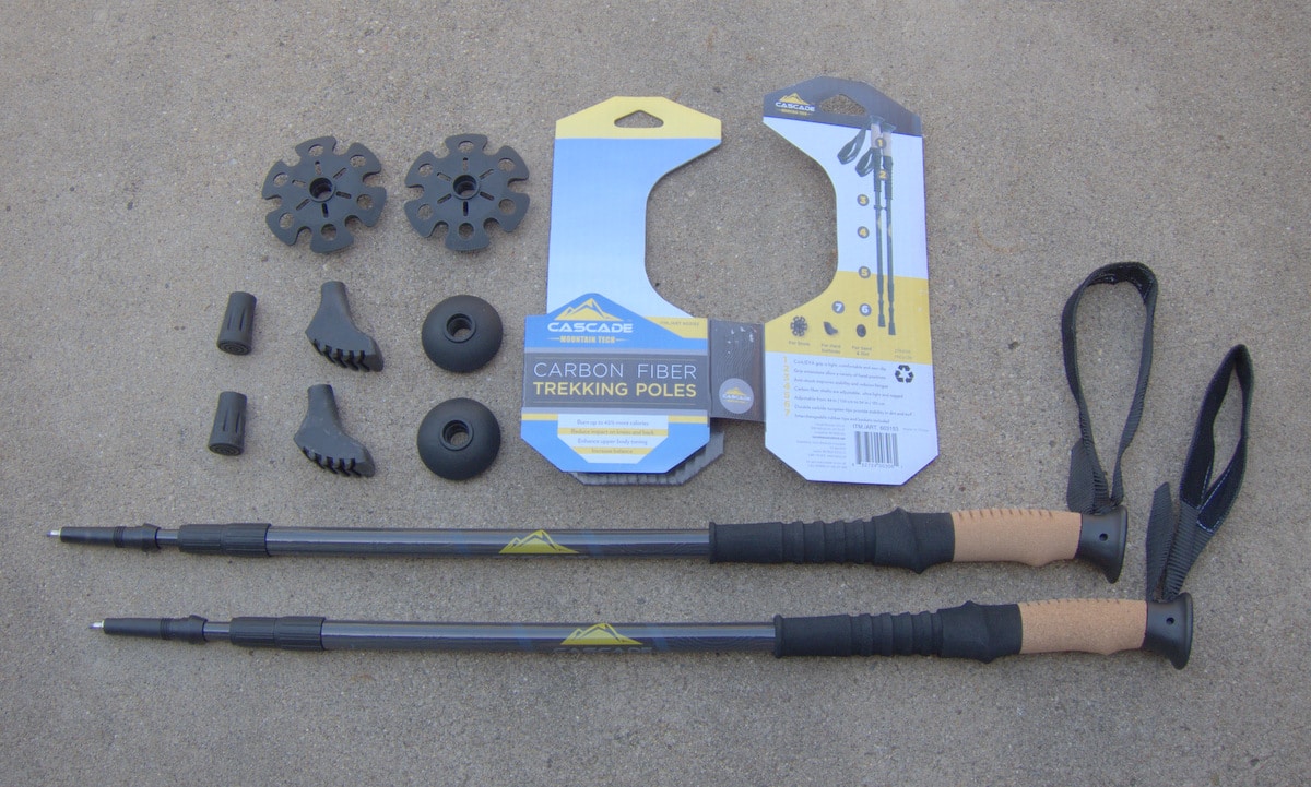 Carbon fiber trekking poles at Costco for 27 are perfect for casual