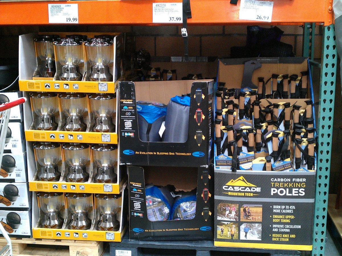 Carbon fiber trekking poles at Costco for 27 are perfect for casual and/or cashstrapped