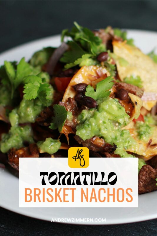 Brisket Nachos with TomatilloAvocado Salsa Recipe Andrew Zimmern