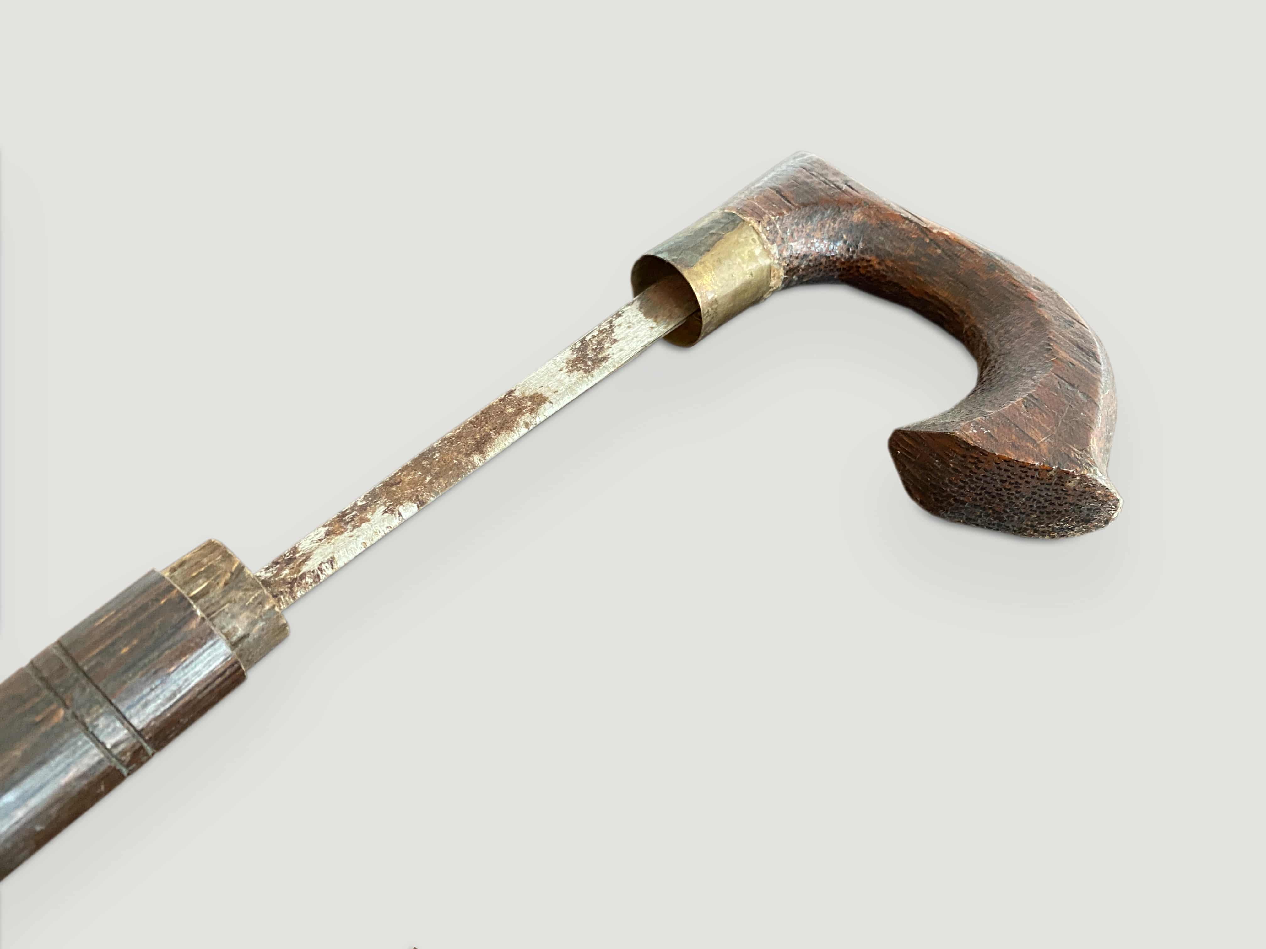 Rare Antique Walking Cane and Secret Dagger 8MUN Andrianna Shamaris