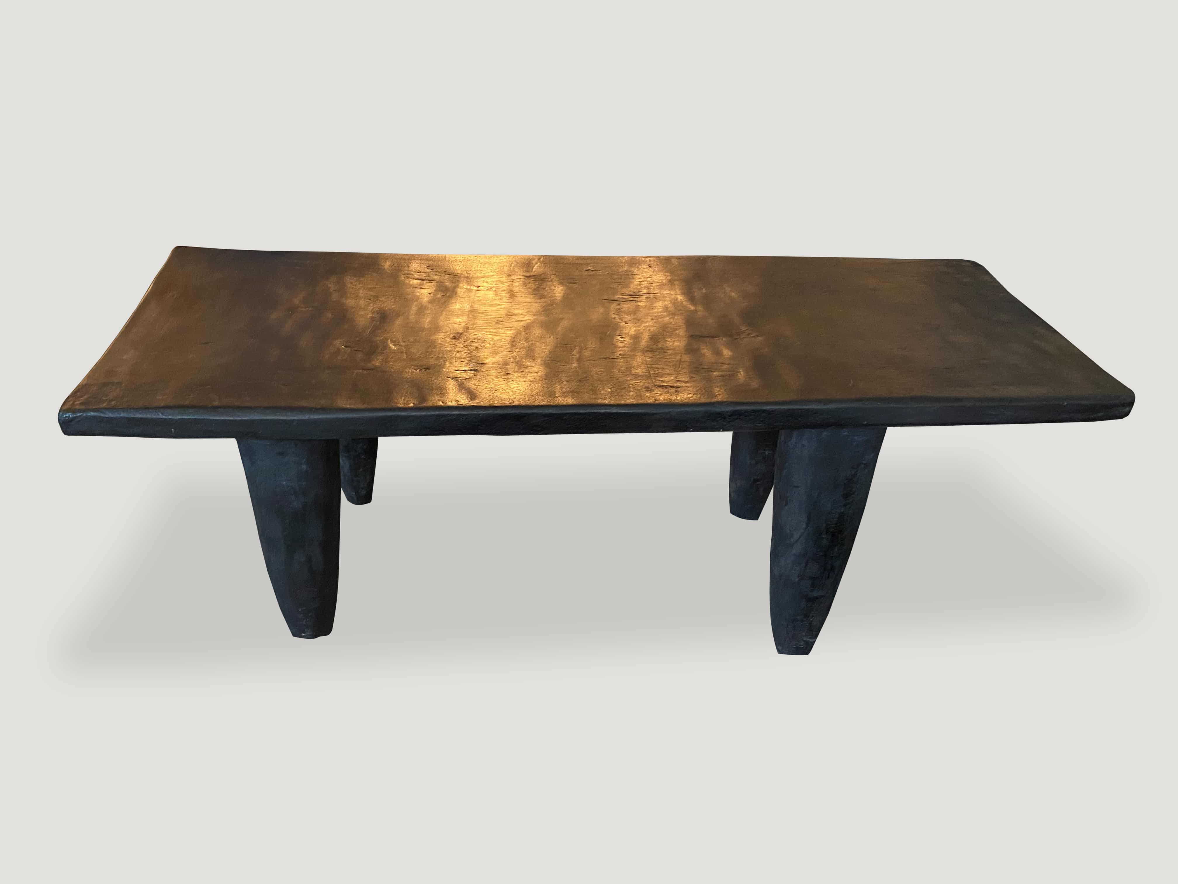 Iroko Wood African Bench or Coffee Table 275A Andrianna Shamaris