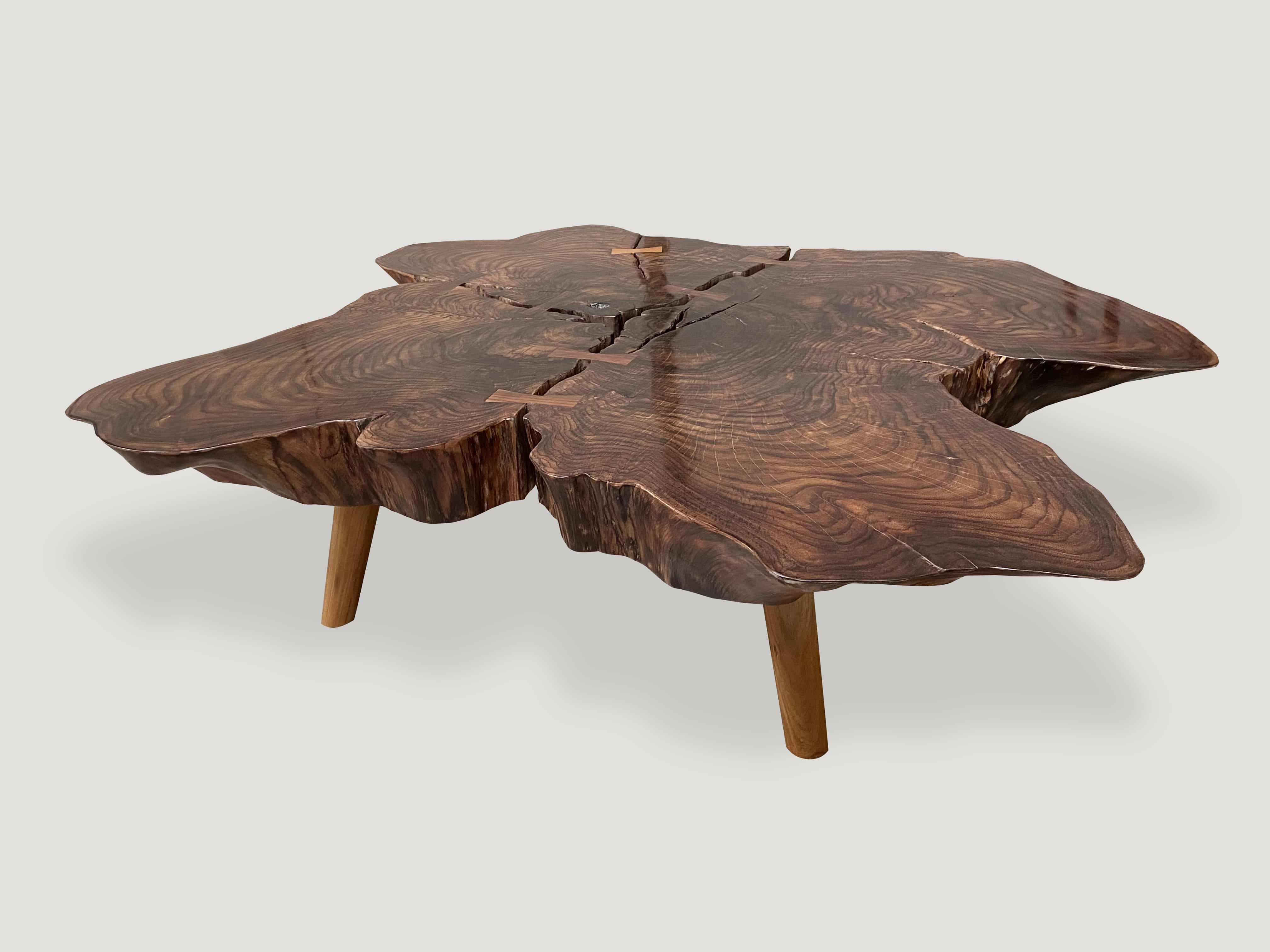 Amorphous Rosewood Coffee Table 364M Andrianna Shamaris