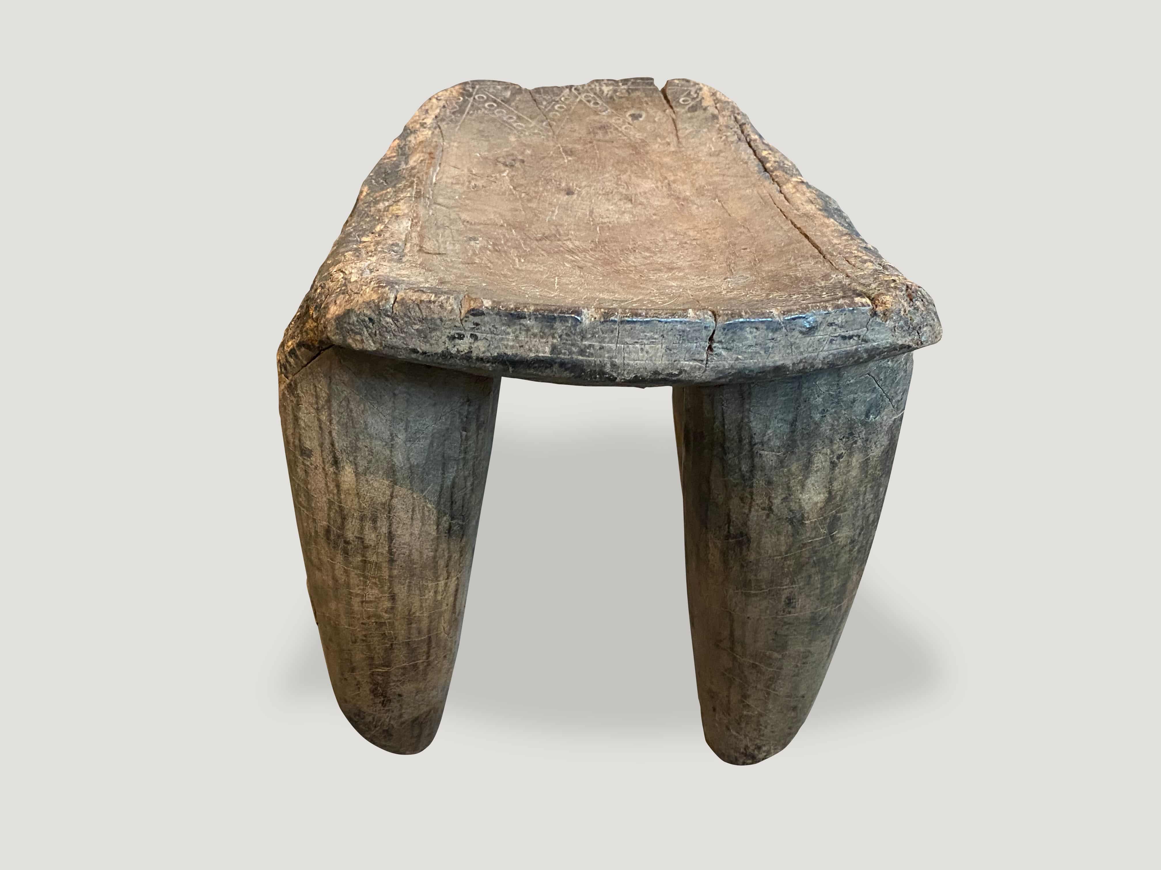 Antique African Stool 188H Andrianna Shamaris