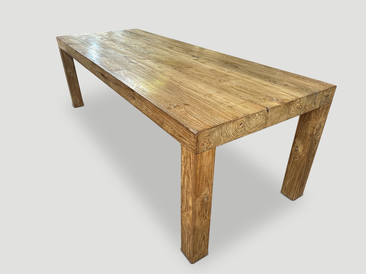 Modern Teak Wood Dining Table 165A Andrianna Shamaris