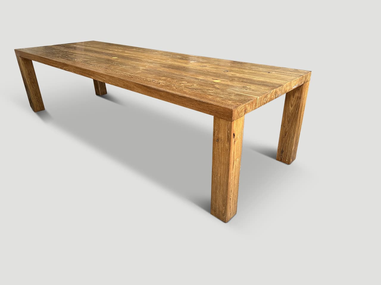 Modern Teak Wood Dining Table 166AG Andrianna Shamaris