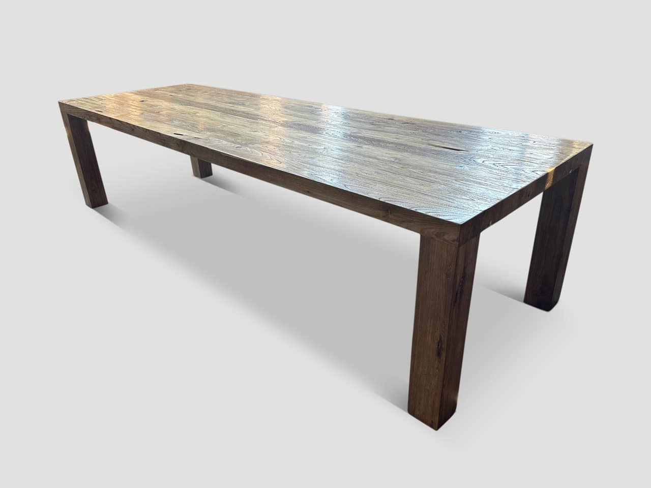 Modern Teak Wood Dining Table 166AG Andrianna Shamaris
