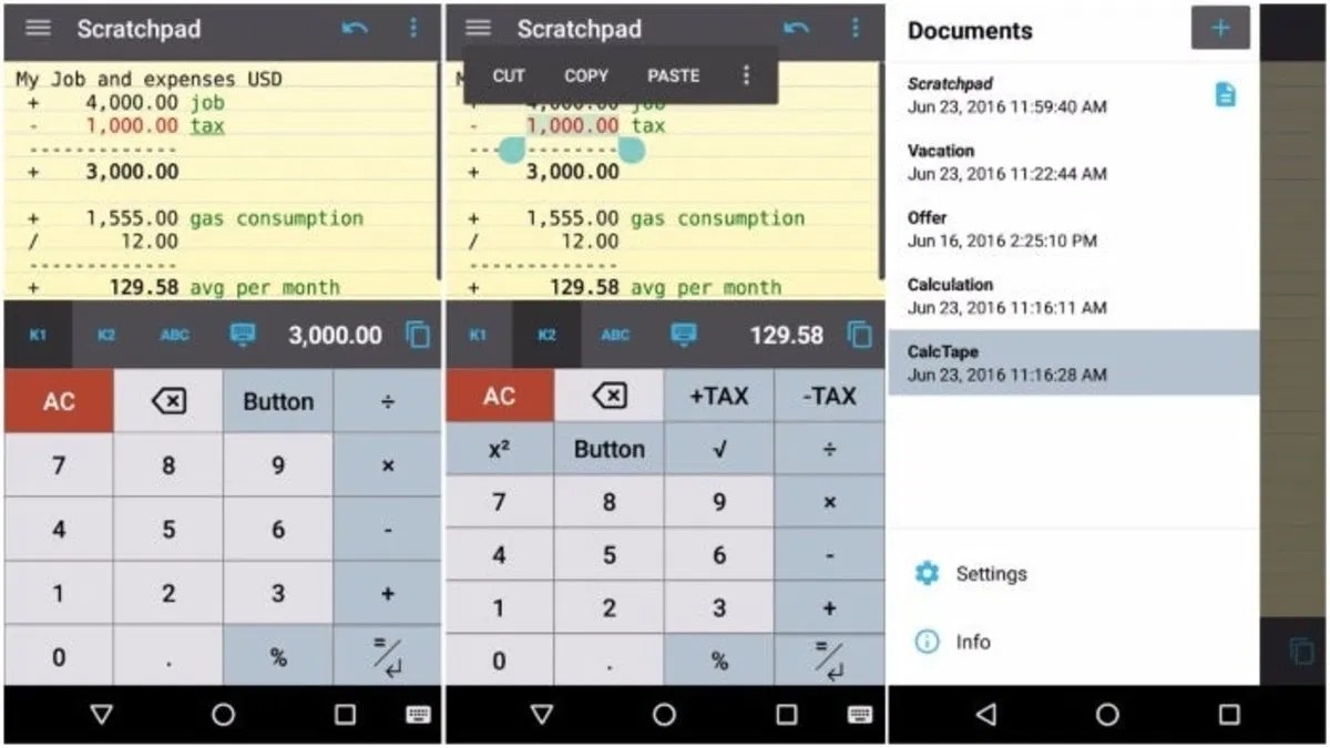 CalcTape, la mezcla perfecta entre calculadora y bloc de notas