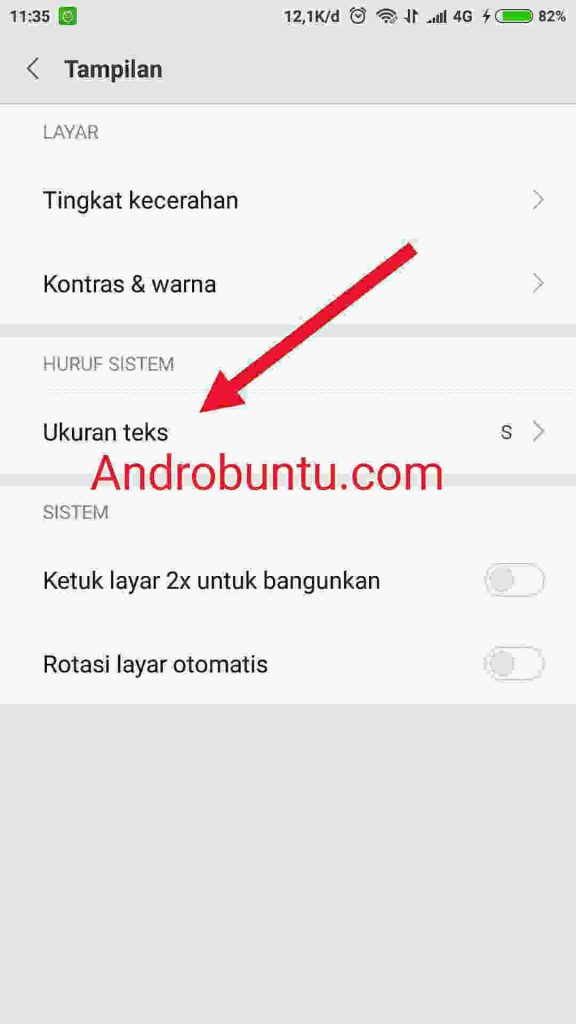 Cara Mengubah Ukuran Font / Teks Di Smartphone Xiaomi