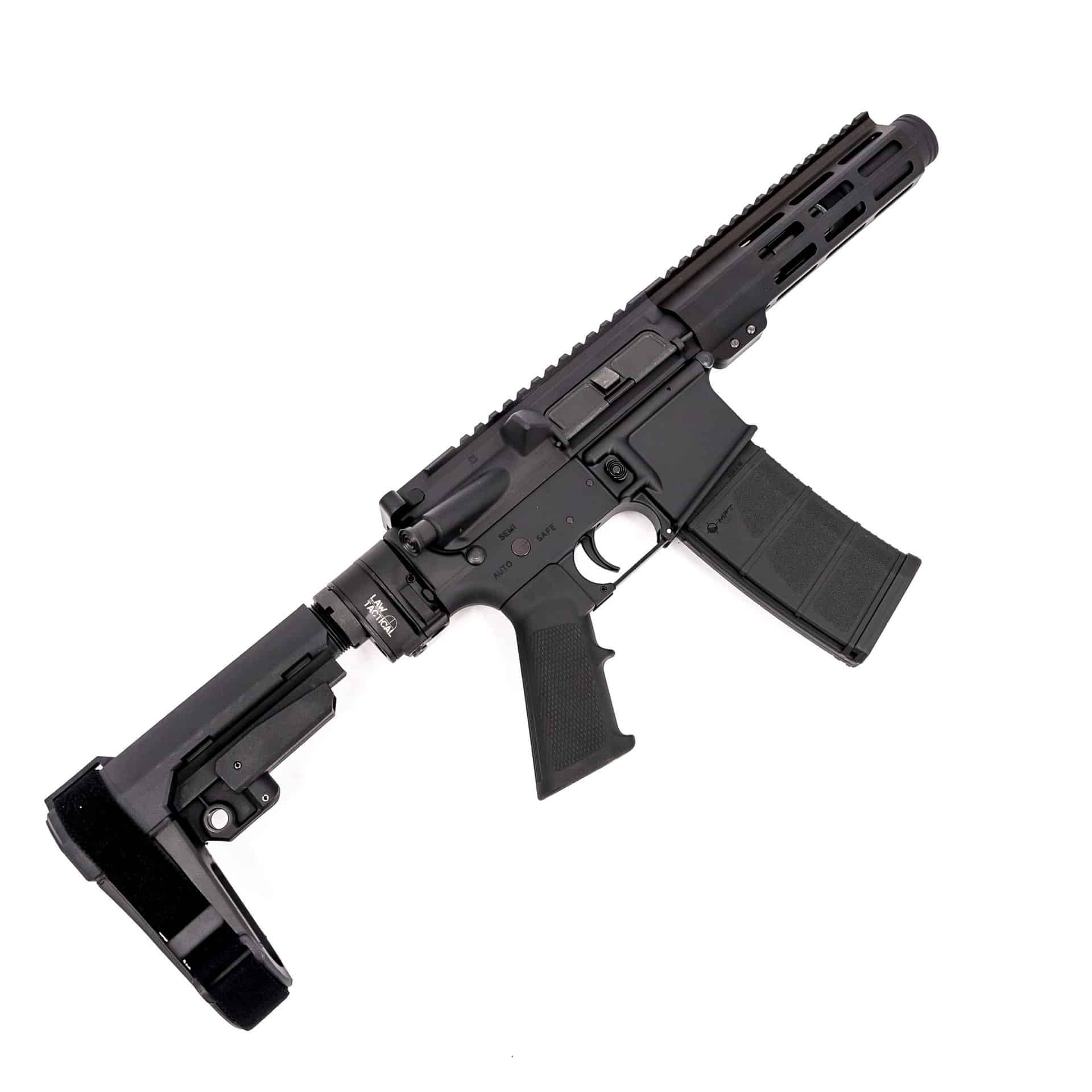 AR-15 556 Law Tactical Folder Flash Can Pistol | Andro Corp