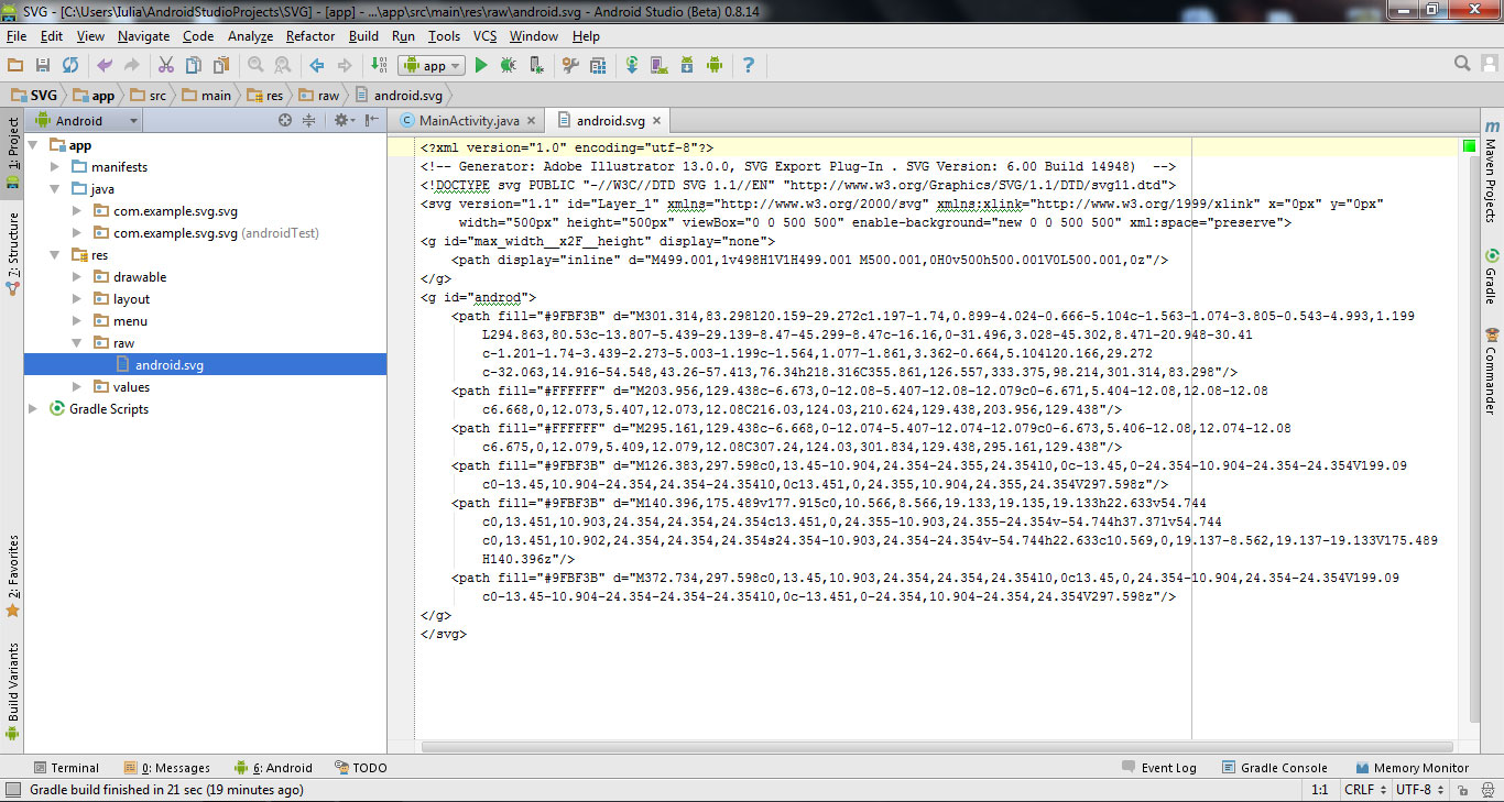 How To Create A Svg That Works In Android Studio CreateSVG Com