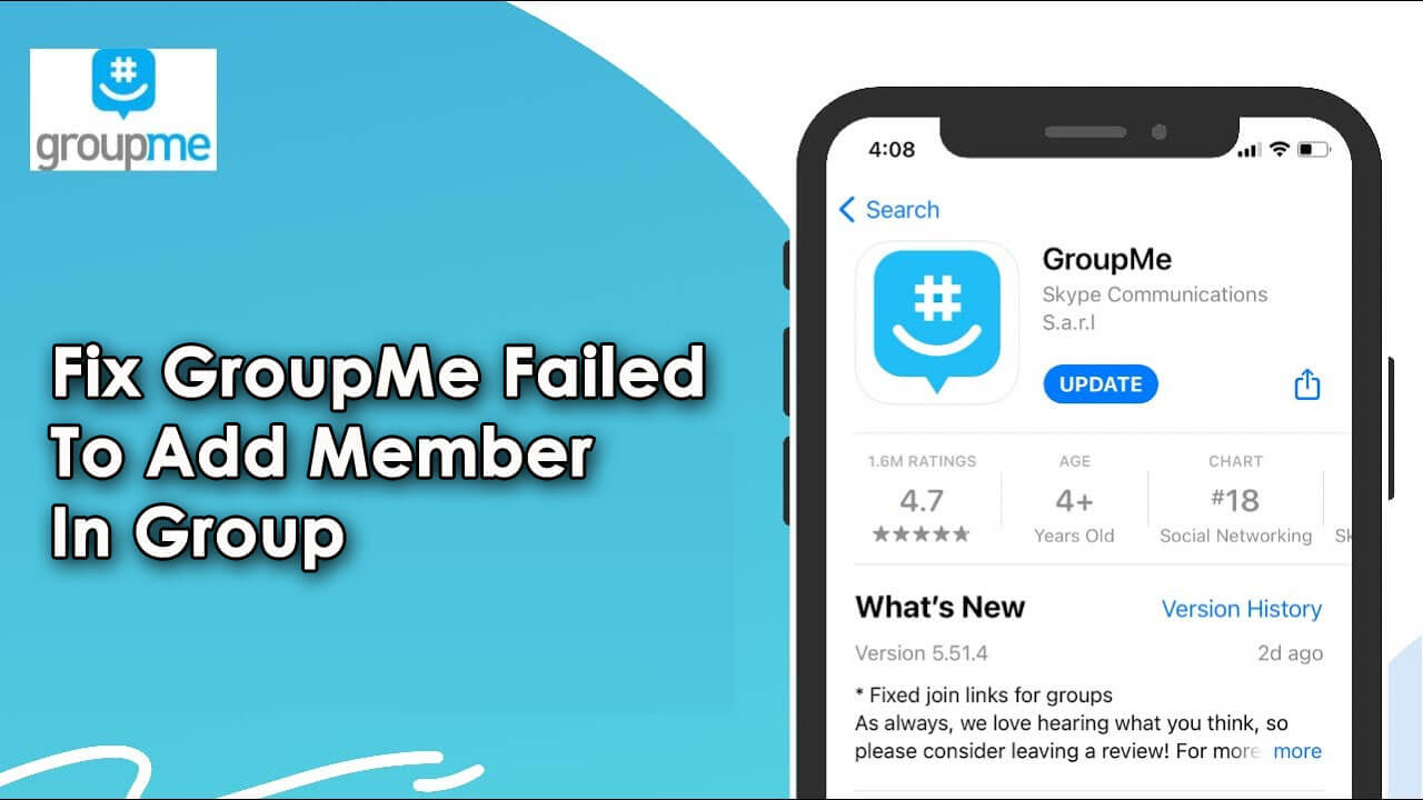 10 Ways To Fix GroupMe Failed To Add Member In Group
