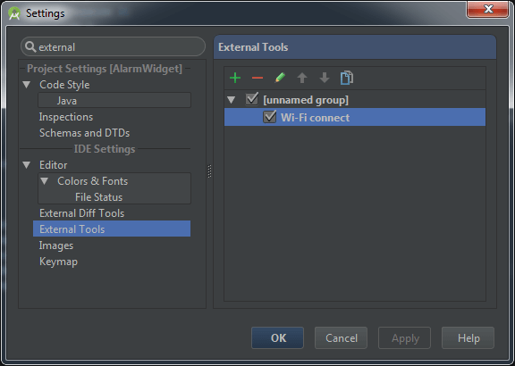 Запуск сторонних программ в Android Studio Android Tools