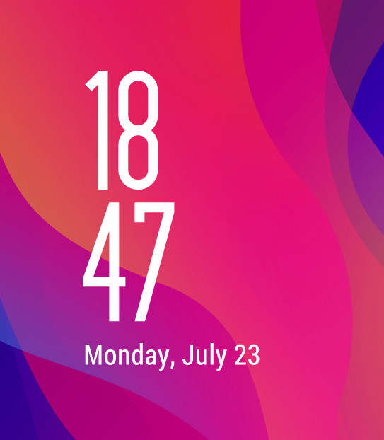 Oppo Find X Clock Widget_XWidget for Android