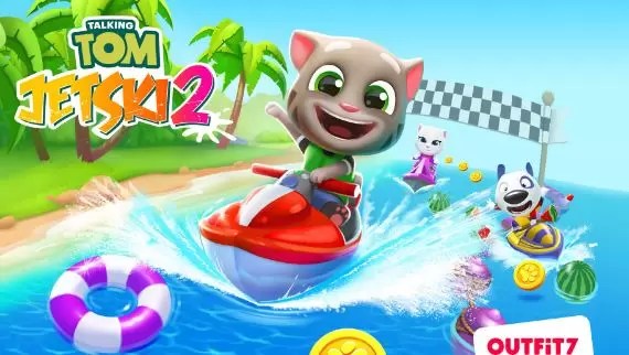 Talking Tom Jetski 2 apk v1.5.1.451 Full Mod Money (MEGA)